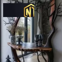 GƯƠNG GỖ TRANG TRÍ PHONG CÁCH CÀNH CÂY ĐỘC ĐÁO - GTT011